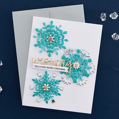 Spellbinders Delicate Snowflakes Etched Dies from the Bibi's Snowflakes Collection by Bibi Cameron