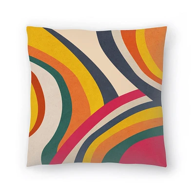 Abstract Mid Century Mid by Pop Monica Throw Pillow - Americanflat