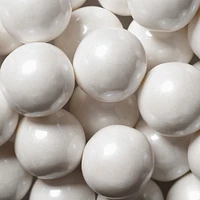 60 Pcs White Candy Gumballs 1-inch (1 lb)