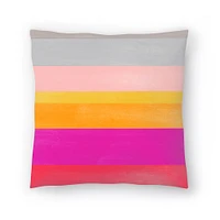 Stripe Study by Garima Dhawan Throw Pillow