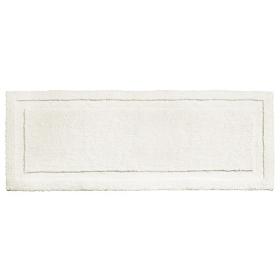 mDesign Large Modern Bath Mat Runner - Non-Skid Bathroom Runner Rug