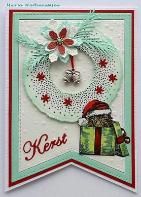Nellie's Choice Christmas Time Clear Stamp Christmas Surprise