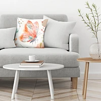 Winged Whisper II by Dina June Throw Pillow - Americanflat