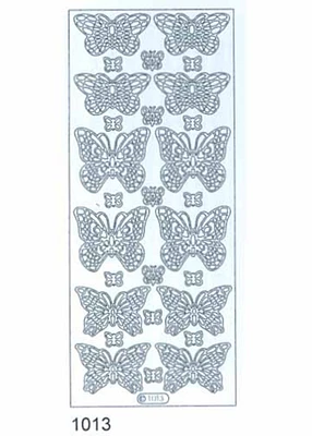 Starform Deco Stickers - Butterflies - Silver