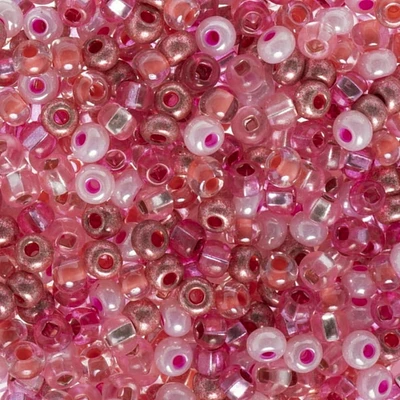 John Bead Czech 6/0 Mix Glass Seed Beads, 23g