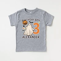 Halloween birthday shirt, kids, toddler, boys birthday, ghost, cute, spooky