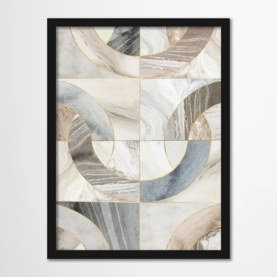 Mosaic Serenity by PI Creative Art Framed Print