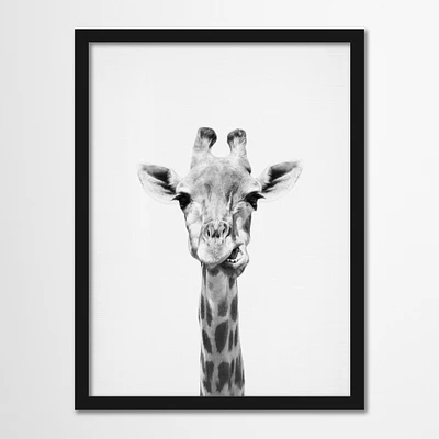 Giraffe by Sisi and Seb Framed Print