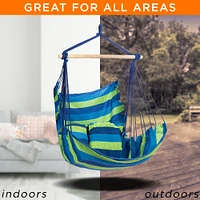 Sorbus Hanging Rope Hammock Chair Swing Seat