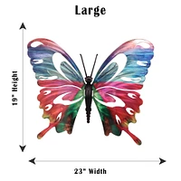 Large Butterfly Metal Wall Art Daydream