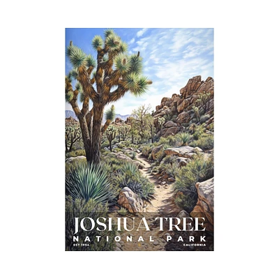 Joshua Tree National Park Poster, Travel Art, Office Poster