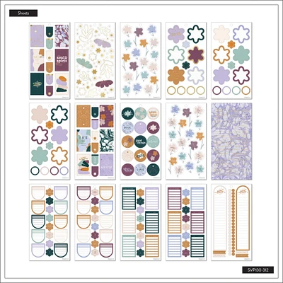 Happy Planner Sticker Value Pack 30/Sheets-Pressed & Painted