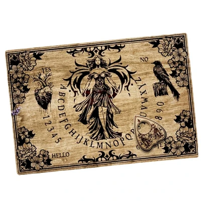 The White Lady of Doom Spirit Board Custom Design Laser Engraved Spirit Board Games For Adults Party Games Talking Board