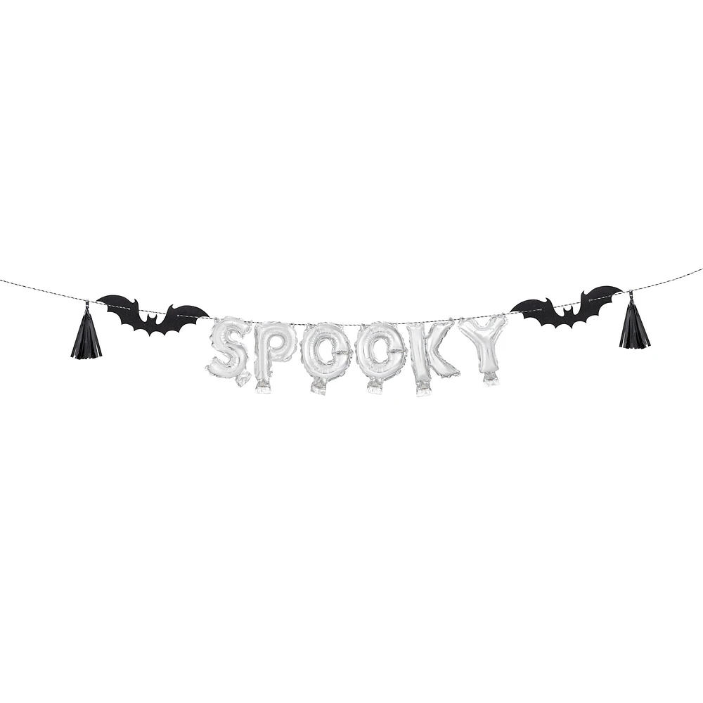 Halloween Spooky Balloon Banner Kit