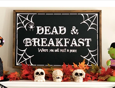 Spooky Sign | Halloween Sign | Farmhouse Fall Decor | Halloween Decor