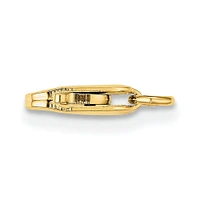 14K Gold Lobster Clasp w/Jump Ring 9.4mm