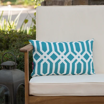 GDF Studio Manduka Outdoor Water Resistant Rectangular Pillow