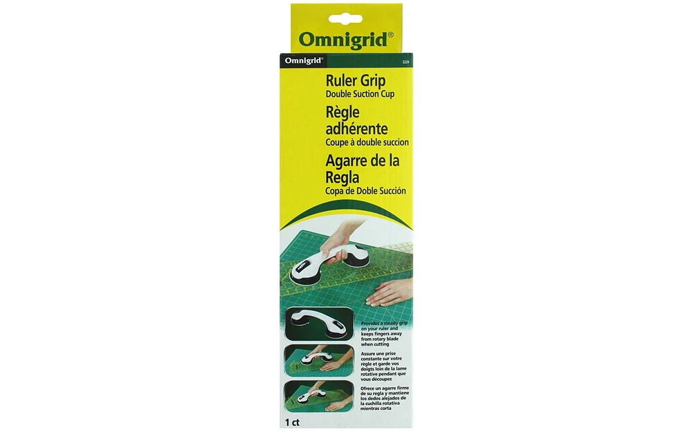 Omnigrid Ruler Grip Double Suction Cup