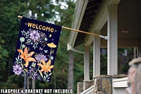 Welcome Lilies Decorative Spring Double Sided Flag