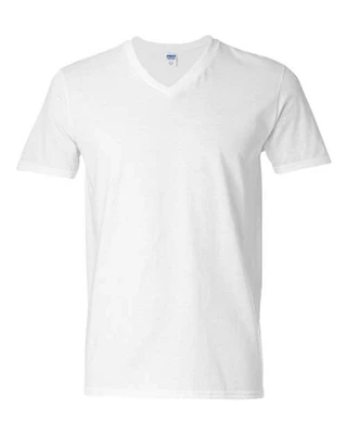 Gildan - Softstyle V-Neck T-Shirt 4.5 oz 100% ring-spun cotton | Perfect balance of fashion and comfort casual tops, and summer apparel, all crafted with premium cotton for a versatile and stylish wardrobe