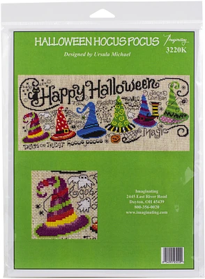 Imaginating Counted Cross Stitch Kit 14.4"X5"-Halloween Hocus Pocus (14 Count)