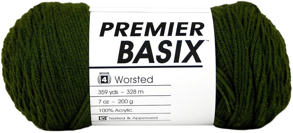 Premier Basix Yarn-Forest Green