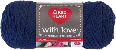 Red Heart With Love Yarn-Navy