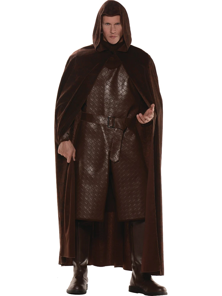 Adults Wilderness Rogue Thief Brown Robe Deluxe Costume Accessory