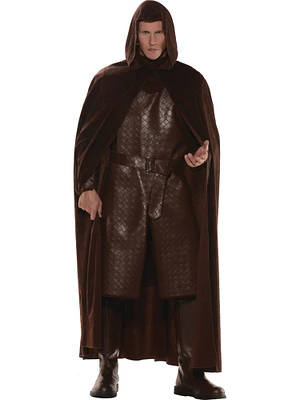 Adults Wilderness Rogue Thief Brown Robe Deluxe Costume Accessory