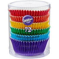 Wilton Standard Baking Cups 72/Pkg-Multi Primary Foil