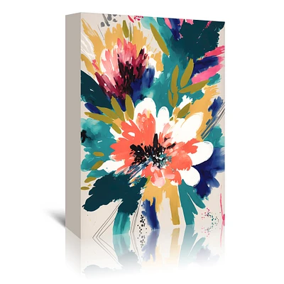 Floral Summer Vibe I by PI Creative Art  Gallery Wrapped Canvas - Americanflat