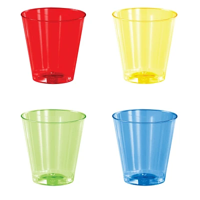 Party Central Club Pack of 192 Red and Yellow Shot Glasses 2 oz.