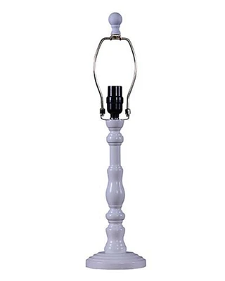 Diva At Home 21” Townsend White Decorative Cottage Style indoor Table Lamp Base