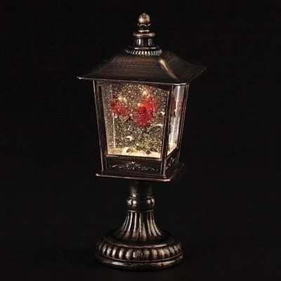 Roman 12" LED Lighted Christmas Snow Globe Lantern
