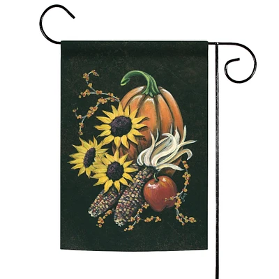 Toland Home Garden Flint Corn Outdoor Autumn Harvest Garden Flag 18” x 12.5”