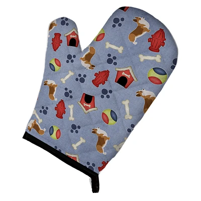 "Caroline's Treasures BB3920OVMT Corgi Dog House Collection Oven Mitt, 12"" by 8.5"", Multicolor"