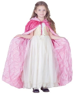 The Costume Center 37.5" Pink Pintuck Lining Small Girl Cape Costume Accessory