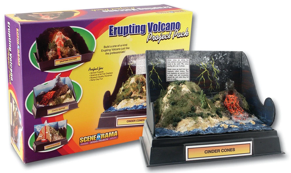 Woodland Scenics Scene-A-Rama Project Pack, Erupting Volcano Kit