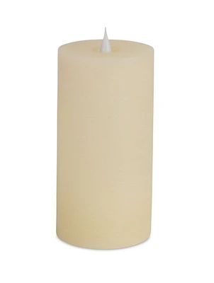 Melrose LED Lighted Flameless Pillar Candle - 7.75