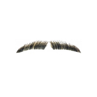 The Costume Center Light Brown Men Adult Halloween Fake Eyebrow Costume Accessory - One Size