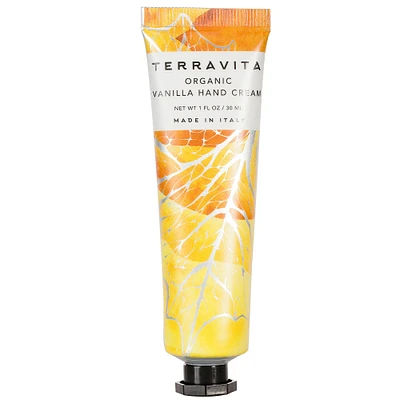 Contemporary Home Living 4.25" Orange and White Organic 30ml Vanilla Hand Cream (Pack of 2)