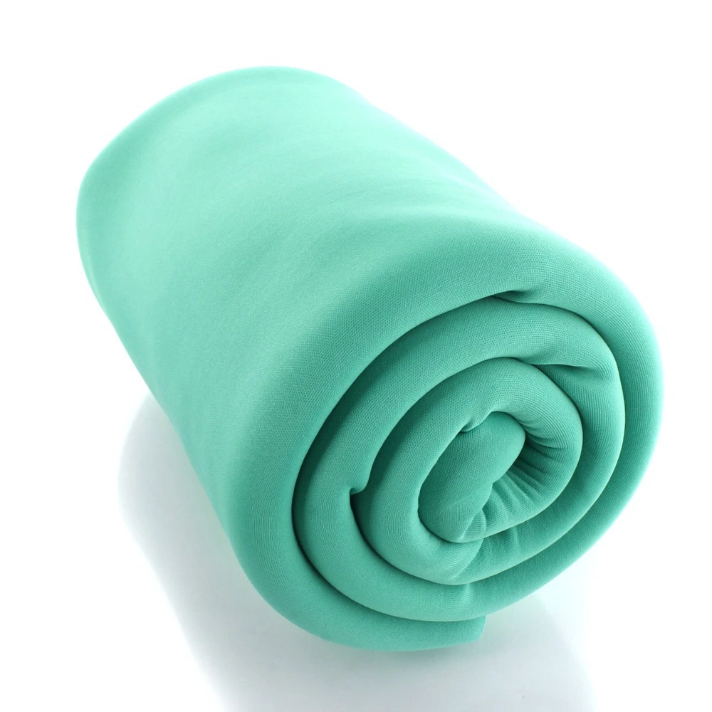 Solid Scuba Fabric Aqua 1 Yard