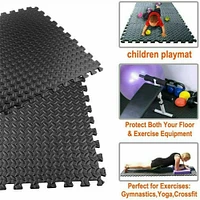 60cm Thick Gym Flooring Interlocking Floor Mats Eva Soft Foam Mat Yoga Tiles x12