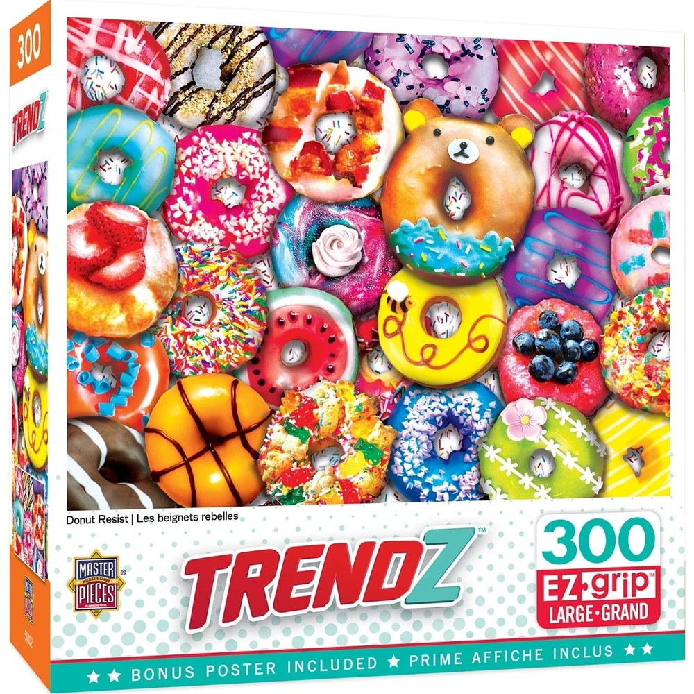 MasterPieces Trendz - Donut Resist 300 Piece EZ Grip Puzzle