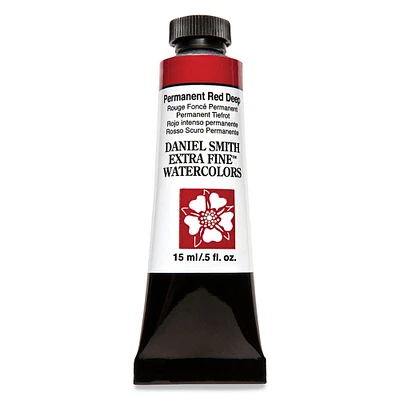 Daniel Smith Extra Fine Watercolor - Permanent Red Deep, 15 ml Tube