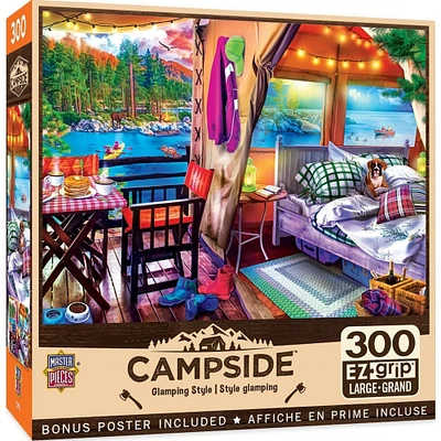 MasterPieces Campside - Glamping Style 300 Piece EZ Grip Puzzle