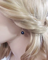 Blue Sapphire Bridal Backdrop Necklace, Handmade Wedding Jewelry