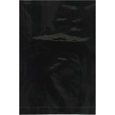 MyBoxSupply 4 x 6" - 2 Mil Black Flat Poly Bags, 1000 Per Case