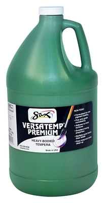 Sax Versatemp Premium Heavy-Bodied Tempera Paint, Green, Gallon