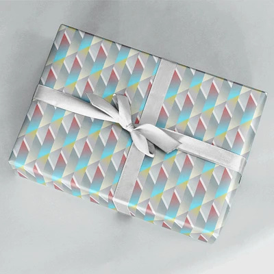 Gradient Geo Gift Wrap